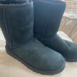 Like New! Women's size 8 black classic short UGG boots